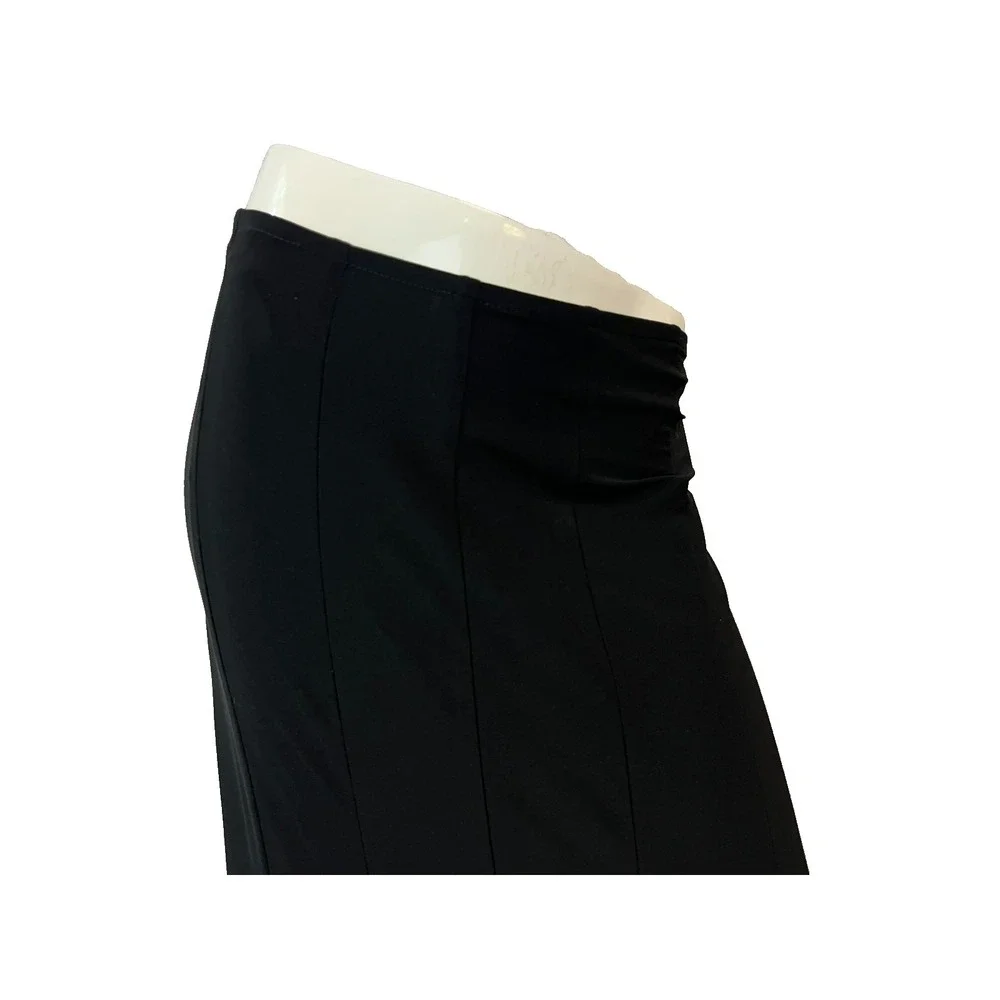 Joseph Ribkoff Maxi Trumpet/Swing Skirt Black Polyester Spandex‎ Pullon SZ 6